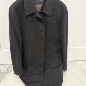 Mr. Ramos Men's Wool Gray Coat Size S/M Euro 48